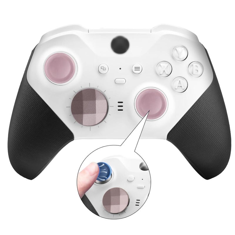 VANPARK Accessories for Xbox One Elite Series 2 Controller(Model 1797), Metal Thumbsticks Paddles Joysticks Replacement Parts Kits Compatible with Xbox Elite Wireless Controller Series 2 Core(RosyBrown) - Image 5